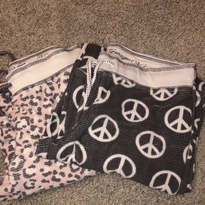 PACKAGE DEAL: 2 Pairs PJ Salvage Waffle PJ Pants